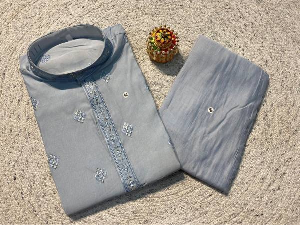 Light Colors Men’s Traditional Soft Heavy Silk Kurta Pajama Set 2026 Kurta Pajama Wholesale