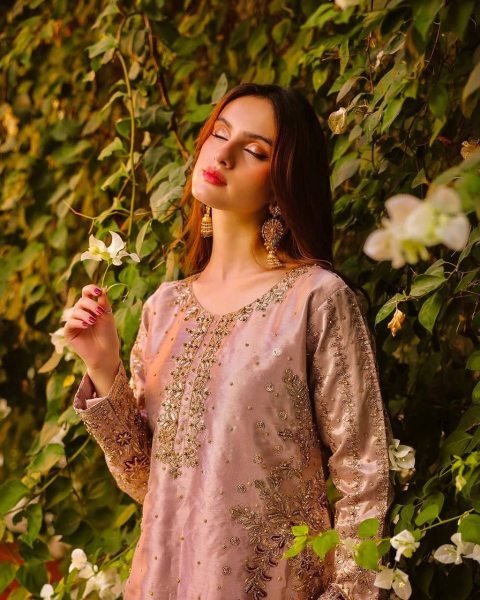 Light Pink Salwar Suit With Dupatta in Fendy Silk With Sequence Embroidery Work Ready To Wear Collection