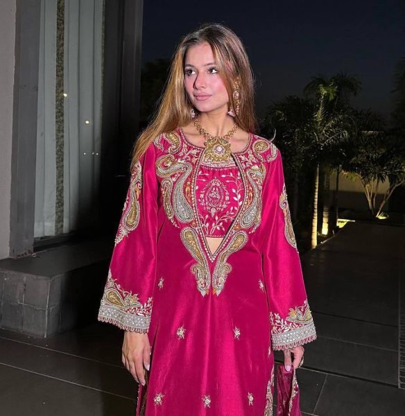 Light Texture Pink Chinon Kurti with Blouse Style Design and Dupatta Ready To Wear Collection