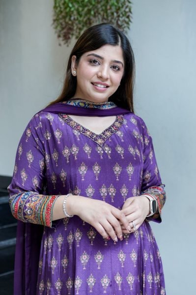 Light weight Chinon Anarkali Kurti with Handworked Neckline with Matching Pant   Dupatta for Party Wear Anarkali Kurtis 