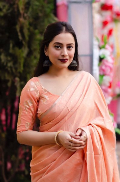 Light Weight Soft Cotton Linen Saree Linen Sarees Wholesale