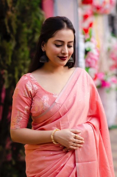 Light Weight Soft Cotton Linen Saree Linen Sarees Wholesale