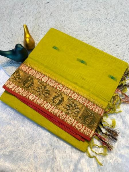 Lightweight 100% Pure Cotton Silk Soft Saree For Traditional Wear Cotton Sarees Wholesale