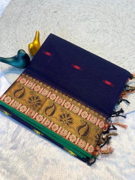 Lightweight 100% Pure Cotton Silk Soft Saree For Traditional Wear Cotton Sarees Wholesale