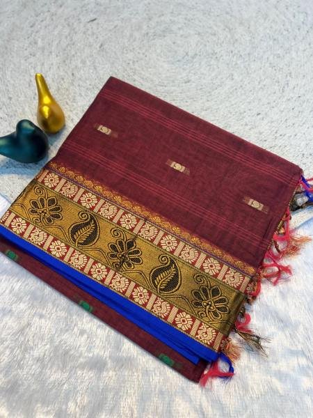 Lightweight 100% Pure Cotton Silk Soft Saree For Traditional Wear Cotton Sarees Wholesale