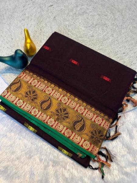 Lightweight 100% Pure Cotton Silk Soft Saree For Traditional Wear Cotton Sarees Wholesale