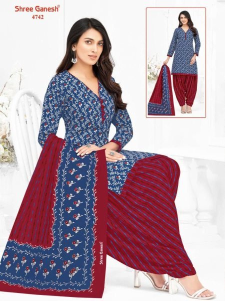 Lightweight Cotton Unstitched Set Stylish Daily Wear Option Dress Material 