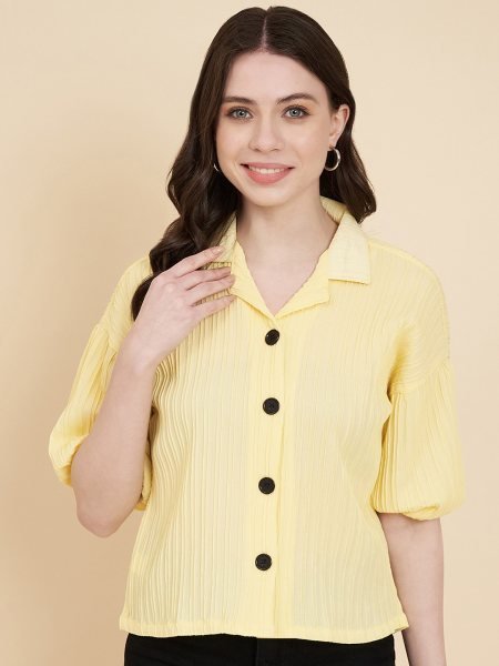 Lightweight Long Shirt for Women Trendy Striped Pattern with Spread Collar  Perfect for Warm Days Western Ladies Top Wholesale