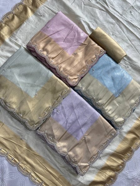 Lightweight Pink Designer Kanjivarm Silk Saree with C Pallu Cutdana Work at Wholesale Rate Silk Sarees Wholesale
