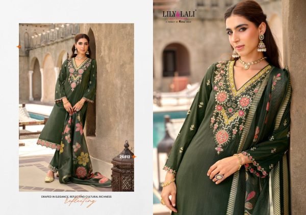 Lily and Lali Ariana Simmer Silk Readymade Pant Style Suits 4 Pcs Catalogue at Wholesale Rate Full Set Salwar Kameez