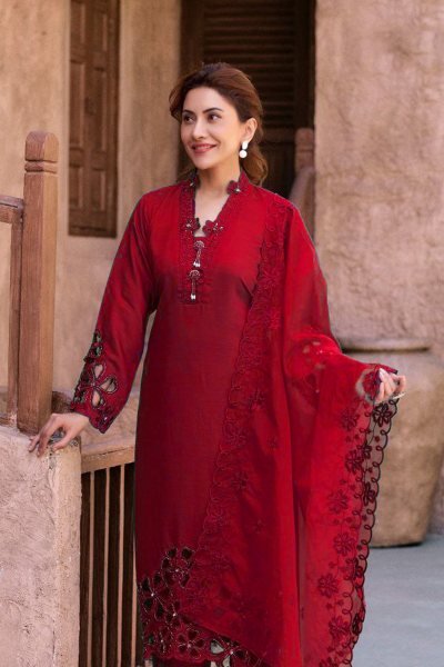 Lowest Price on Crystal Viscose Kurta Set with Embroidery & Cut Work for Festive Occasions  Straight Cut Long Kurtis