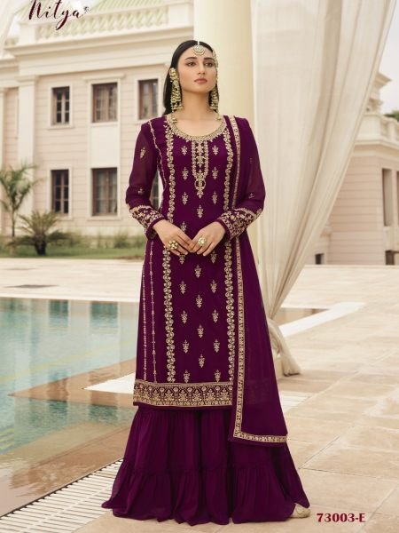  LT Nitya - 73003 Georgette WIth Sequnse Work Plazzo Suit 