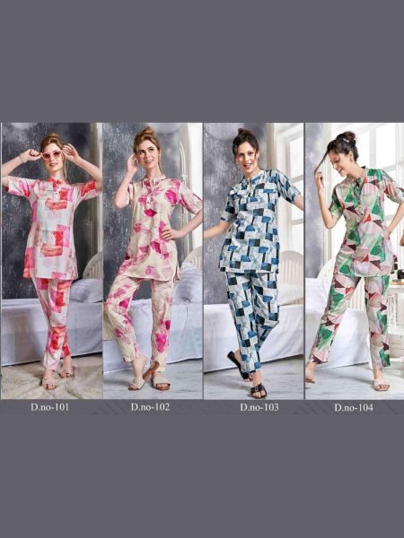 Luvit Trends Stylish Rayon Co - Ord Set for Effortless Daily Comfort  Full Set Kurti