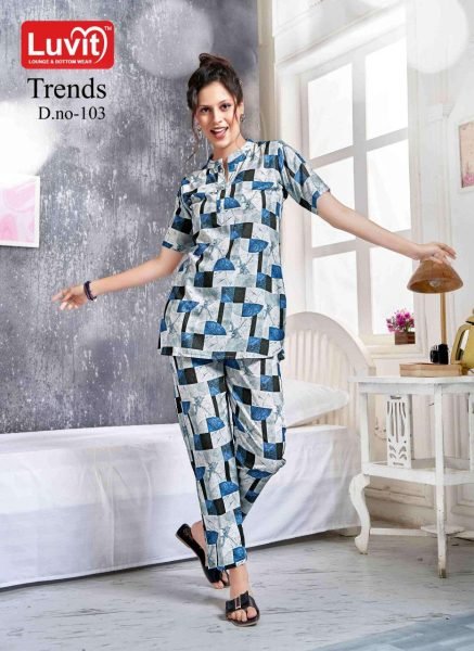 Luvit Trends Stylish Rayon Co - Ord Set for Effortless Daily Comfort  Full Set Kurti