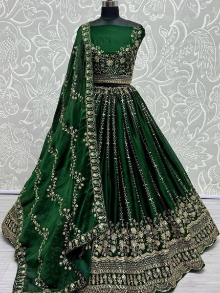 Luxury Bridal Lehenga Choli Set Fancy Zari Work Best Price New Collection 