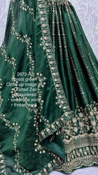 Luxury Bridal Lehenga Choli Set Fancy Zari Work Best Price New Collection Bridal Lehenga Choli