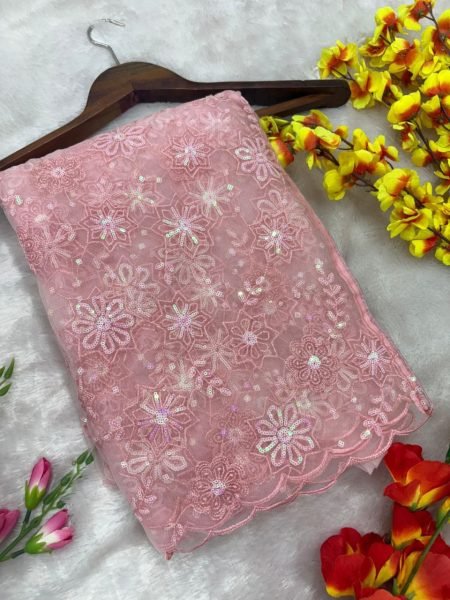 Luxury Butterfly Net Saree with Heavy Work for Engagement Outfits  Bollywood Fancy Sarees Wholesale