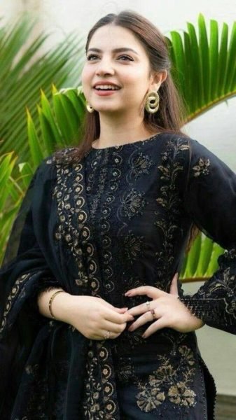 Luxury Georgette Silk Heavy Multi Embroidery three piece kurti set for resellers Georgette Kurti 