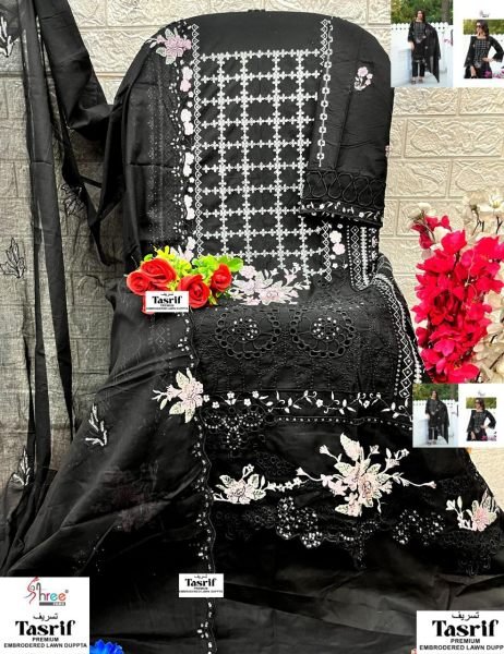 Luxury Pakistani Pure Cotton Salwar Suit Heavy Self Embroidery & Cutwork Dupatta Pakistani Suits Wholesale