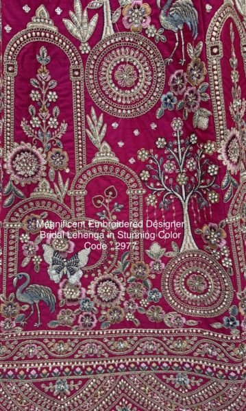 Luxury Pink Silk Bridal Lehenga with Heavy Handwork for Grand Wedding Wear Bridal Lehenga Choli
