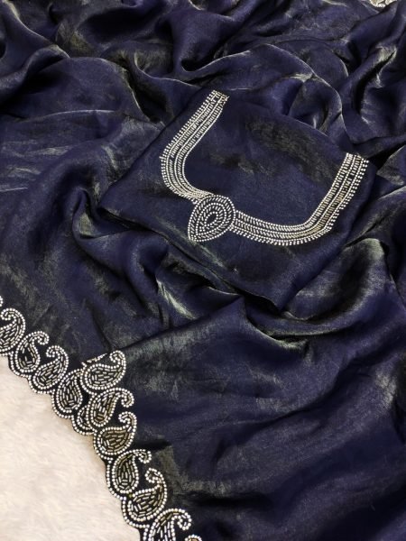 Luxury Silk Saree With Blouse for Women Party and Festive Wear Silk Sarees Wholesale