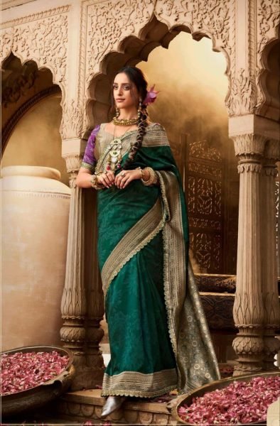 Luxury Soft Banarasi Silk Saree by Kira Kalaya for Wedding Season Banarasi Saree Wholesale