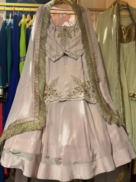 Luxury Wedding Lehenga Collection Natural Crepe Silk  Best Seller Embroidery Set from Surat