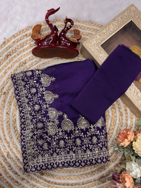 Madhuri Dixit Wearing Rangoli Silk Saree with Sequence Zari Embroidery Bollywood Fancy Sarees Wholesale