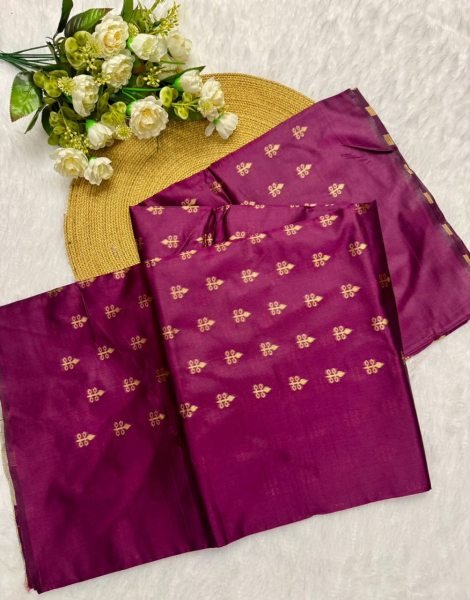 Magenta Majesty Banarasi Soft Silk Saree with Rich Gold Zari Weaving Banarasi Saree Wholesale