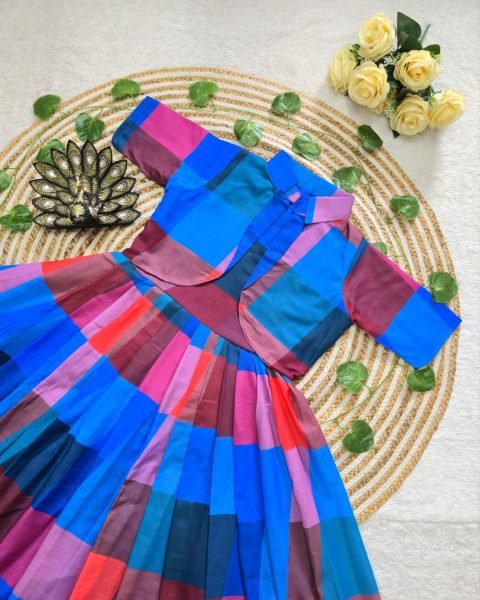 Magnetic Multi Mul Chanderi Long Midi Dress with Jacket at Manufacturer Price Western Ladies Top Wholesale