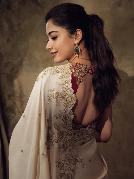 Magnetic Off White Soft Rangoli Silk Saree with Sequins Embroidery for Wedding Wear Embroidery Sarees Wholesale