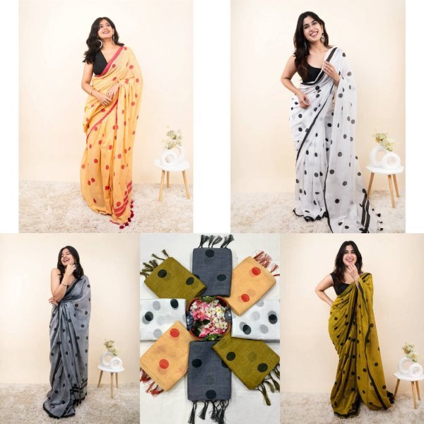Mahendi Green Digital Print Saree with Matching Printed Blouse Piece for Bulk Order Printed Cotton Sarees Wholesale