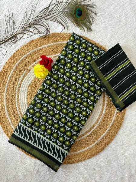 Maheshwari Silk Pure Cotton Saree with Running Blouse – 27 Designs Wholesale Rates Printed Cotton Sarees Wholesale