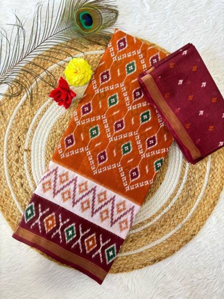 Maheshwari Silk Pure Cotton Saree with Running Blouse – 27 Designs Wholesale Rates Printed Cotton Sarees Wholesale