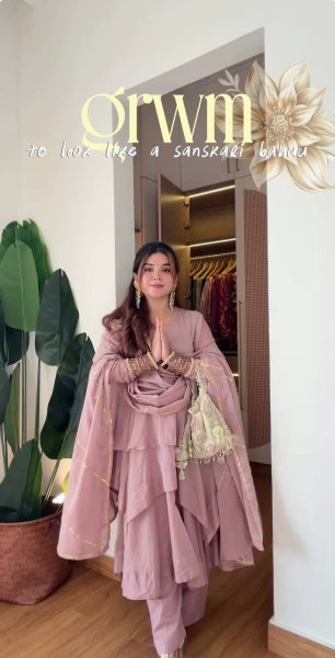 Majestic Baby Pink Mal Chanderi Ready-to-Wear Sharara Suit Set with Heavy Embroidery Ready To Wear Collection