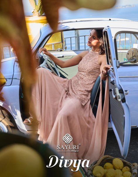 Majestic Peach Designer Real Georgette Spaghetti Top with Sharara and Dupatta Designer Plazzo Salwar Suits Wholesale
