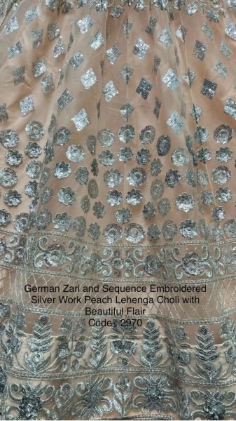 Majestic Soft Peach Lehenga Choli with Fancy Embroidery for Reception Wear Designer Lehenga Choli