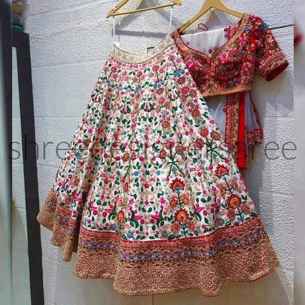 Malay Satin Silk Designer Lehenga Choli Designer Lehenga Choli