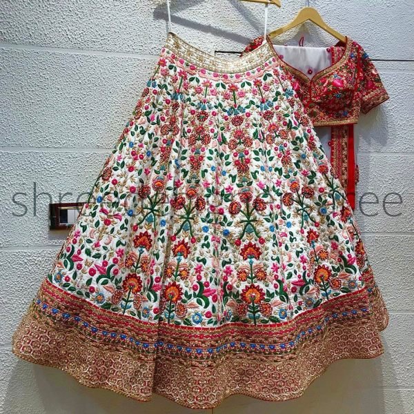 Malay Satin Silk Designer Lehenga Choli Designer Lehenga Choli