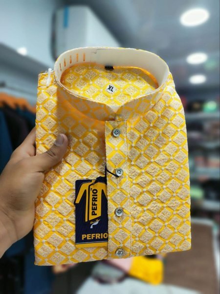 Mandarin Collar Cotton Kurta Premium White Festive Wear for Him Mens Wear