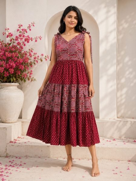Maroon Designer Cotton Straight Kurti Collection For Summer Wear Western Ladies Top Wholesale