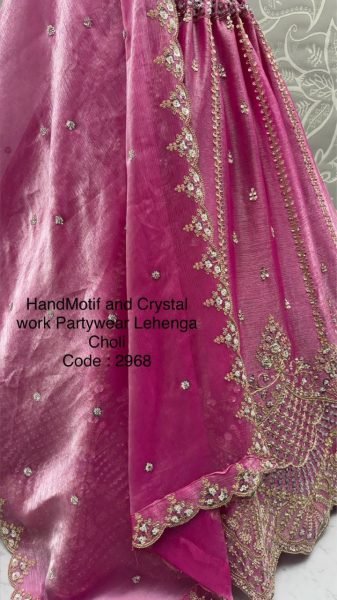 Marvelous Pink Festive and Wedding Lehenga with Elegant Designer Look Bridal Lehenga Choli