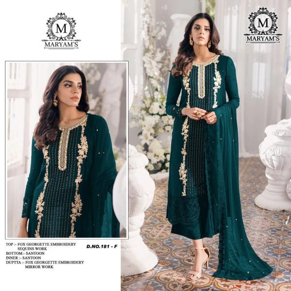 Maryams Wholesale Pakistani Salwar Kameez Dazzling Georgette Suits Pakistani Suits Wholesale