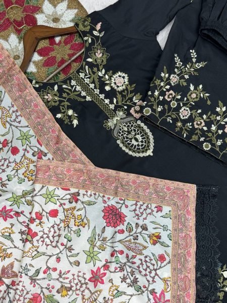 Maska Cotton Suit Plazzo Set with Chinon Dupatta Everyday Ethnic Wear Ready To Wear Collection