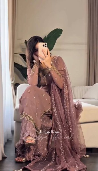 Mauve Mother Daughter Matching Palazzo Suit Set with Embroidery Sequence Work Mom-Doughter Collection