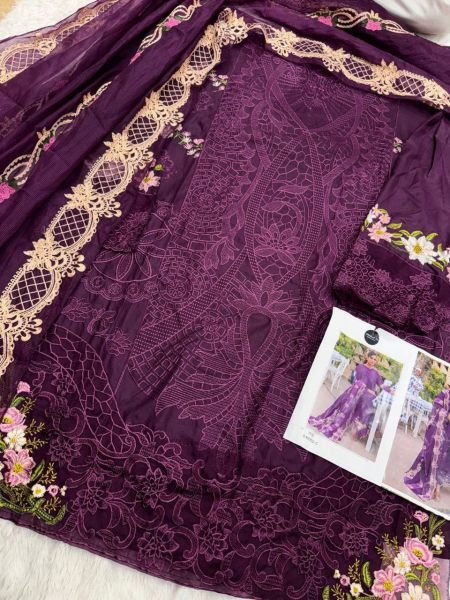 Mehboob Tax D No 1722-C Cotton Embroidered Suit Set with Kota Doriya Dupatta for Daily Wear Embroidery Suits Wholesale