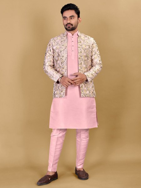 Men s Traditional wear Indo Western koti Kurtas Kurta Pajama Wholesale