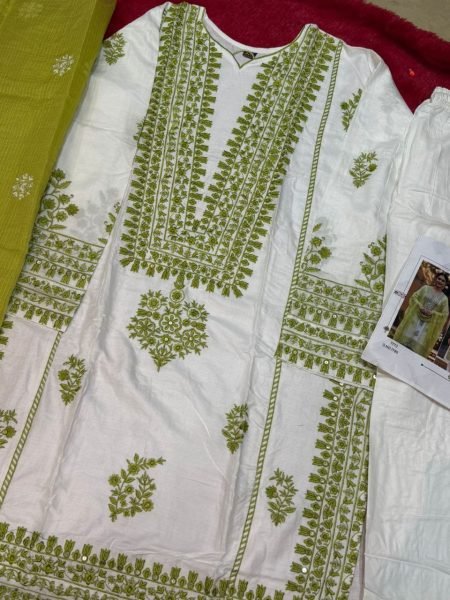 Mehboob Tex 1780 Rayon Embroidered Dress Material with Kota Doriya Dupatta for Wholesale Buyers Embroidery Suits Wholesale