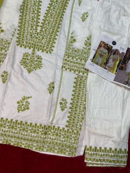 Mehboob Tex 1780 Rayon Embroidered Dress Material with Kota Doriya Dupatta for Wholesale Buyers Embroidery Suits Wholesale