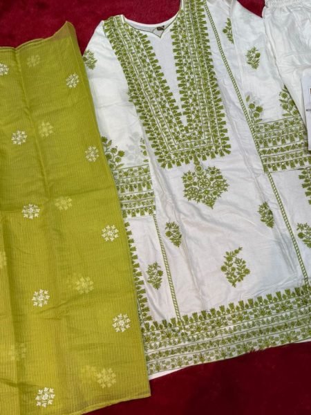 Mehboob Tex 1780 Rayon Embroidered Dress Material with Kota Doriya Dupatta for Wholesale Buyers Embroidery Suits Wholesale